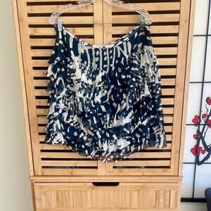Banana Republic Tiered Ruffled Skirt Sz 12